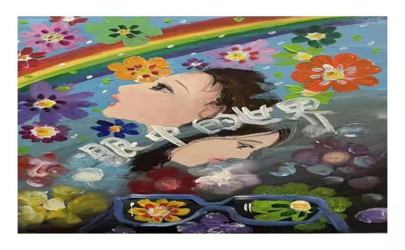 四年级防近视绘画简单又漂亮,预防近视的绘画大赛100幅