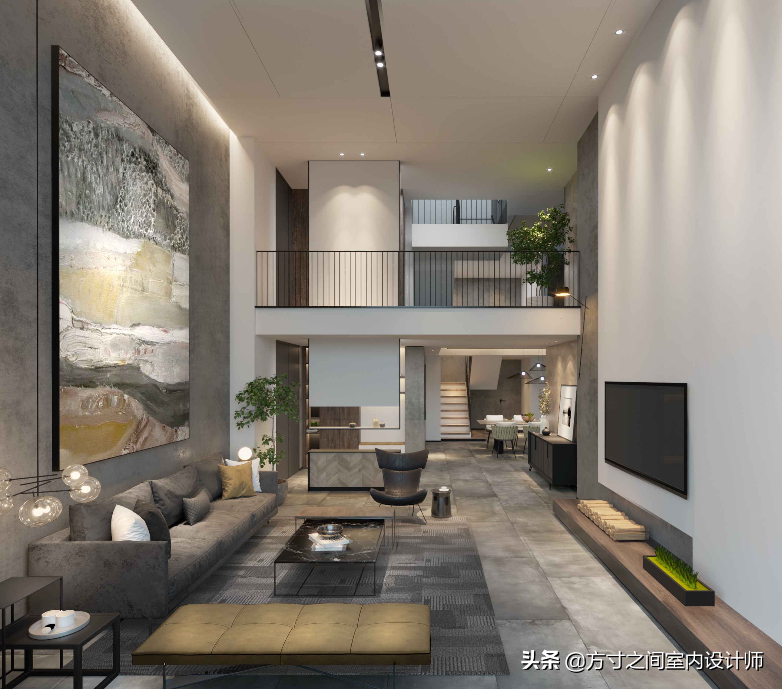 现代复古风别墅,新中式轻奢现代简约别墅