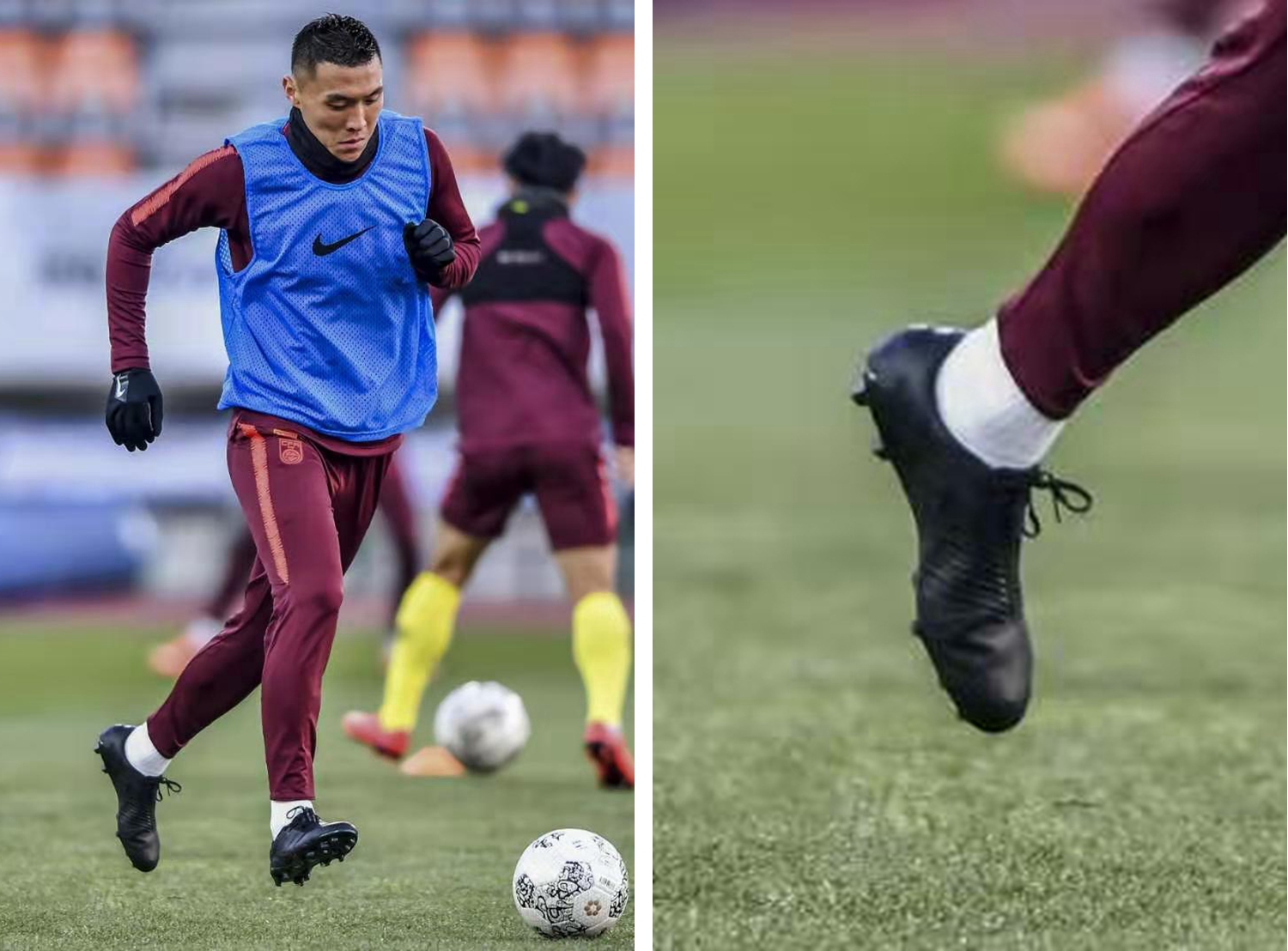 职业球员上脚战靴,职业足球员上脚的球鞋