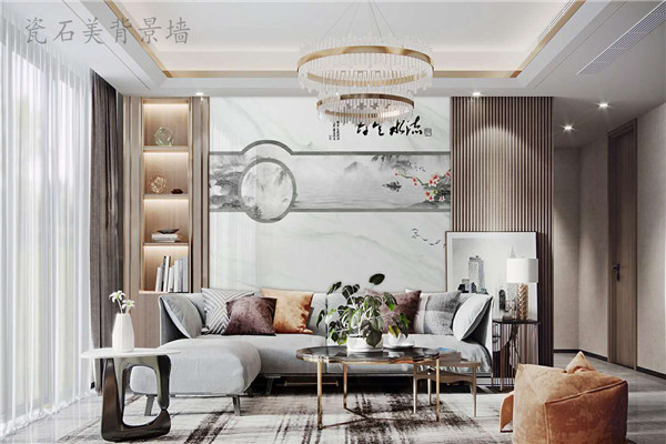 水刀大理石背景墙,石美石材背景墙