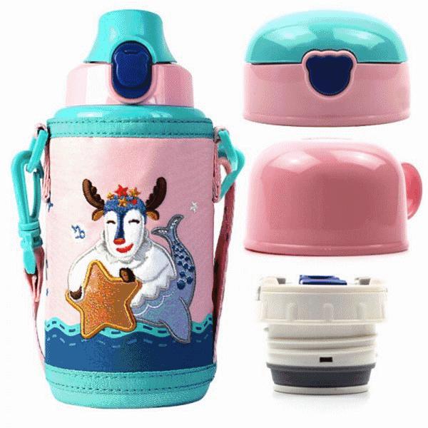 儿童保温杯推荐学生ins高级感,可爱又好看的学生保温杯8-14岁