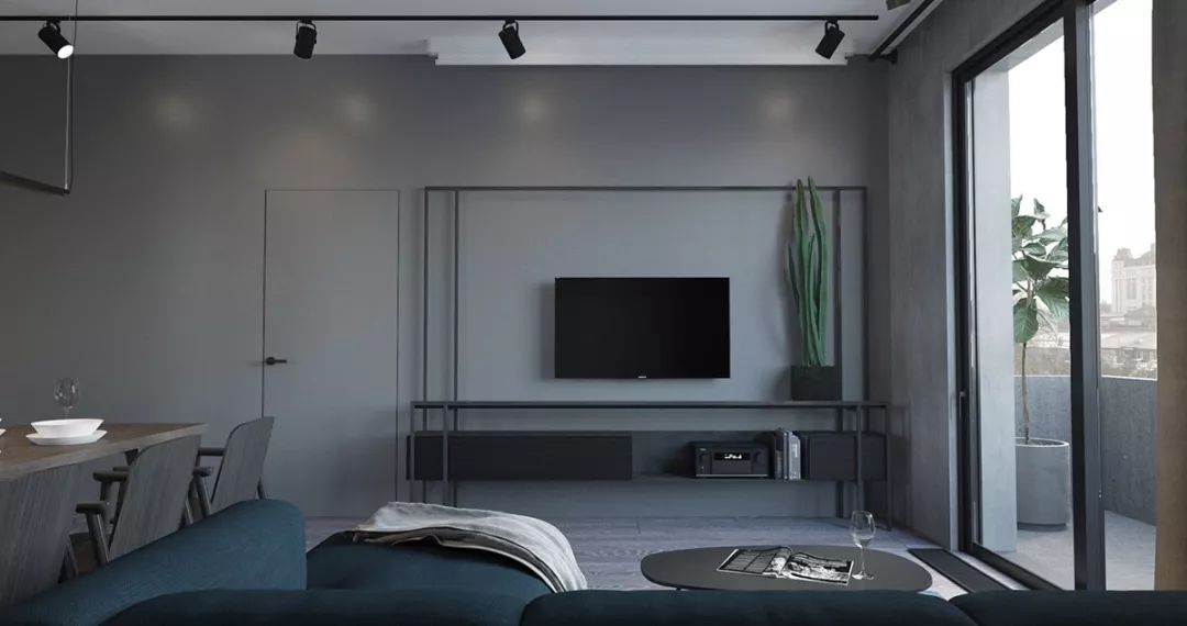 时尚灰内饰,现代风灰色装修内饰设计