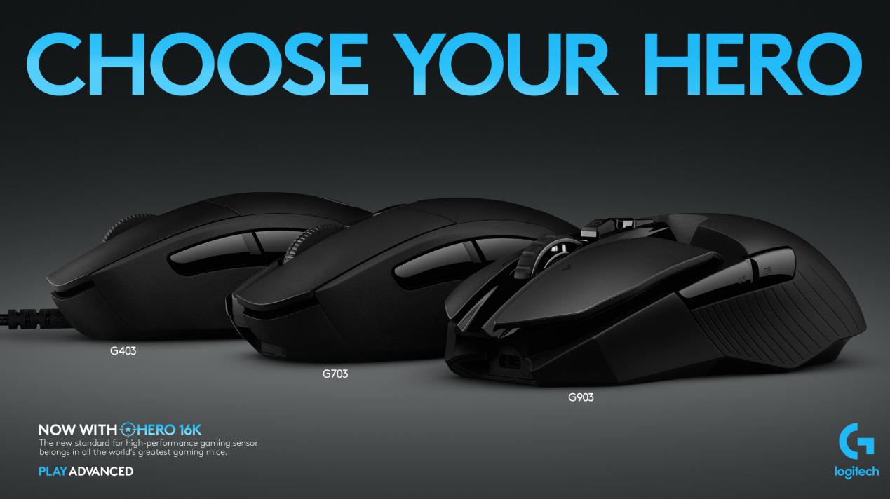 罗技G903有了更强大的芯脏——升级Hero16K传感器实测笔记