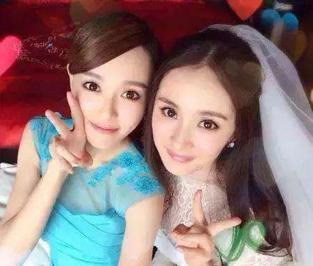 杨幂的高发际线,发际线秃的杨幂