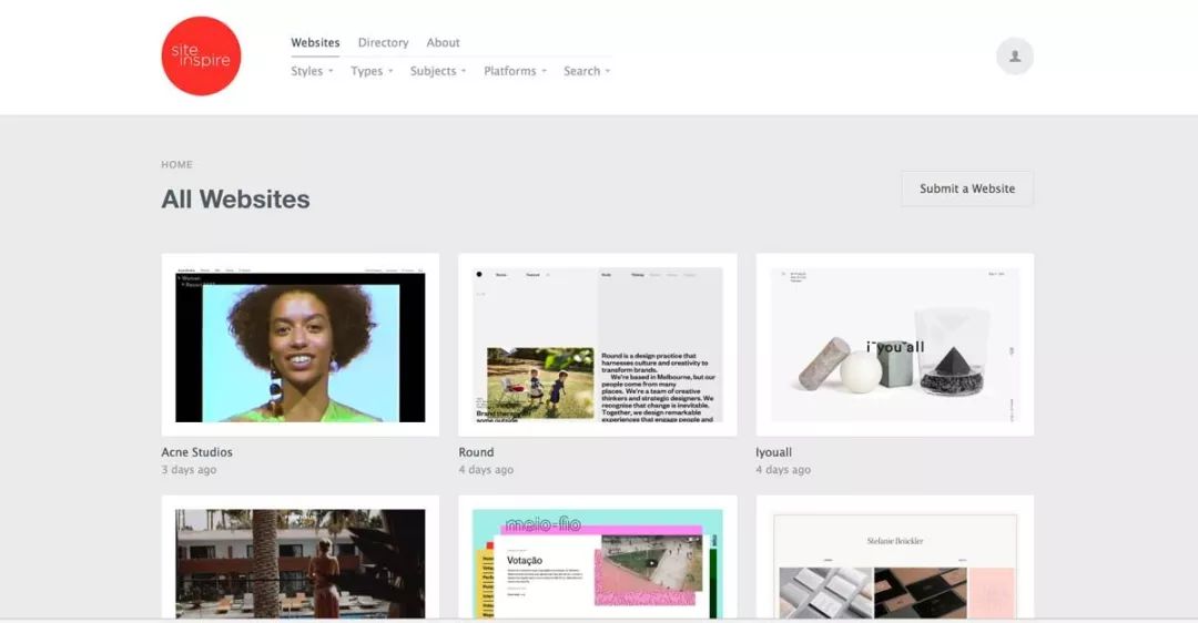 设计灵感系列之网页设计,网页设计灵感网站推荐