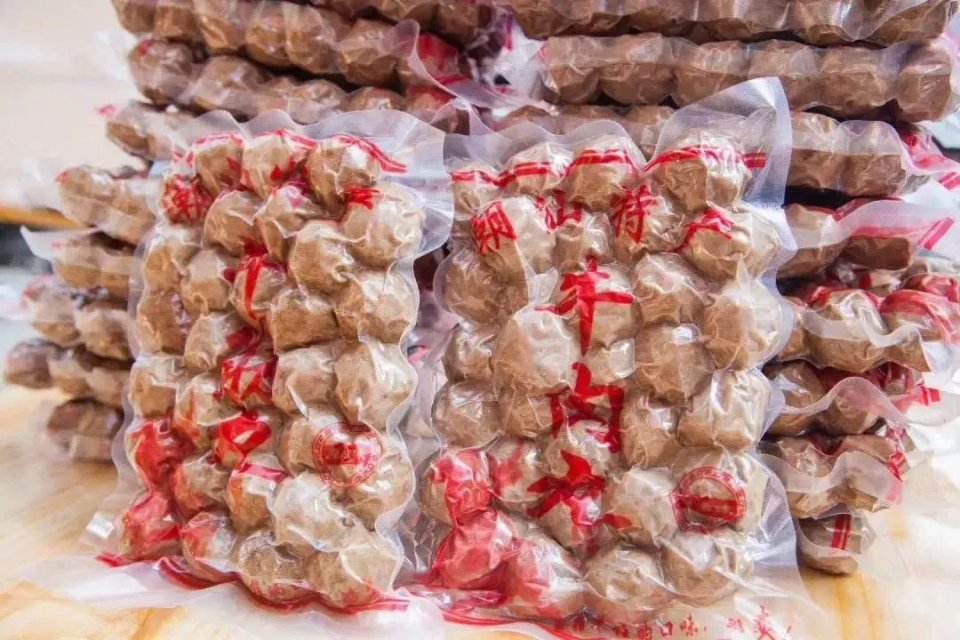 正宗潮汕牛肉丸一袋250g,纯牛肉丸潮汕全网销量第一