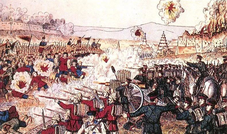 列强瓜分中国的狂潮时局图鉴赏,晚清列强瓜分中国时局图