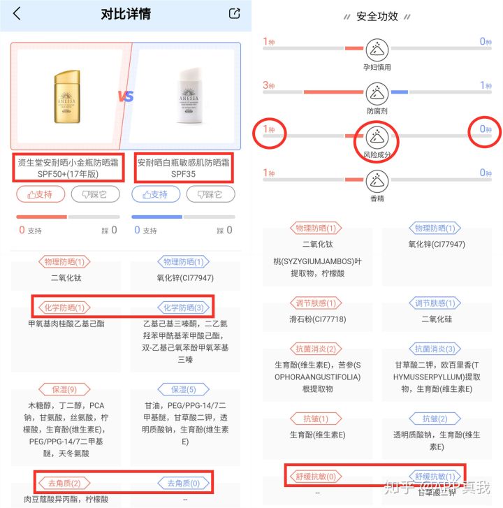 安耐晒金瓶温和版测评,安耐晒粉金瓶蓝瓶测评