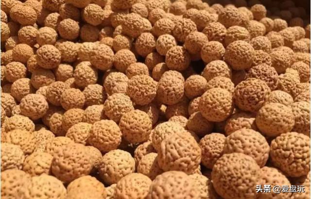 滴血莲花菩提盘玩前后对比效果图,21颗菩提手串盘玩