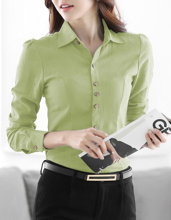 亚麻休闲女衬衫,亚麻衬衫怎么穿才有品位