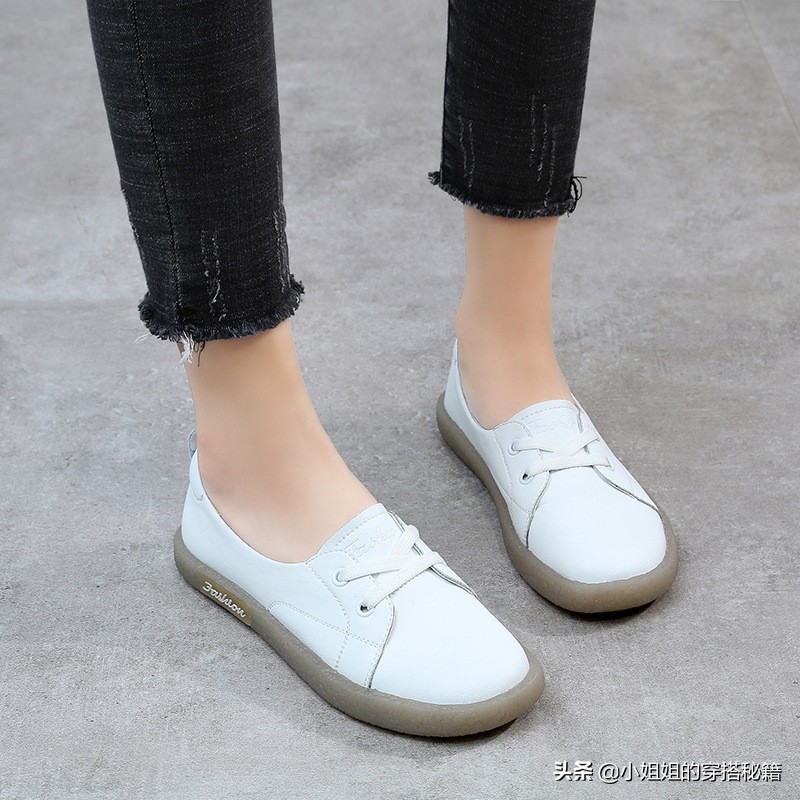 赫本风穿搭秋冬鞋,入秋女鞋平底
