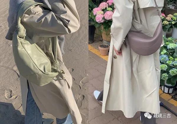 韩剧小女孩背个斜挎包,小众轻奢女士包袋