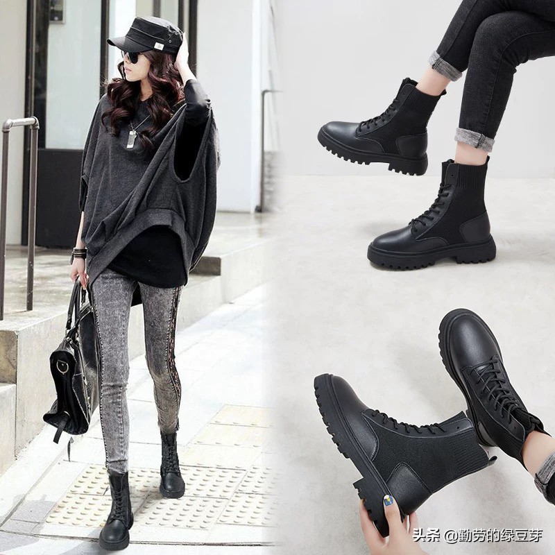 适合小个子穿的切尔西靴,大棉切尔西靴马丁靴怎么搭配