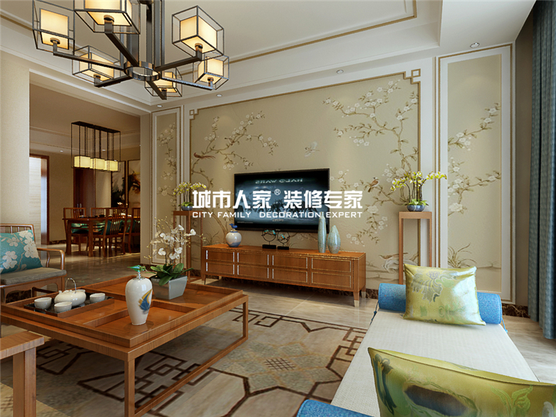 中安·鸣翠苑127㎡｜雅物韵意，清气相宜，设计师：陈永芳！