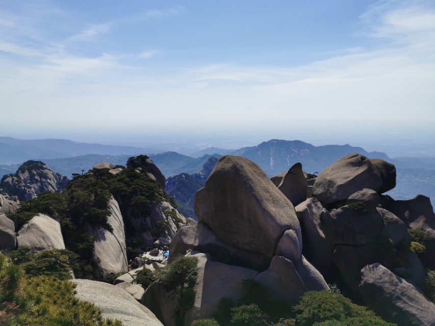 天柱山最美花岗岩地貌在哪个地方,天柱山大自然的鬼斧神工