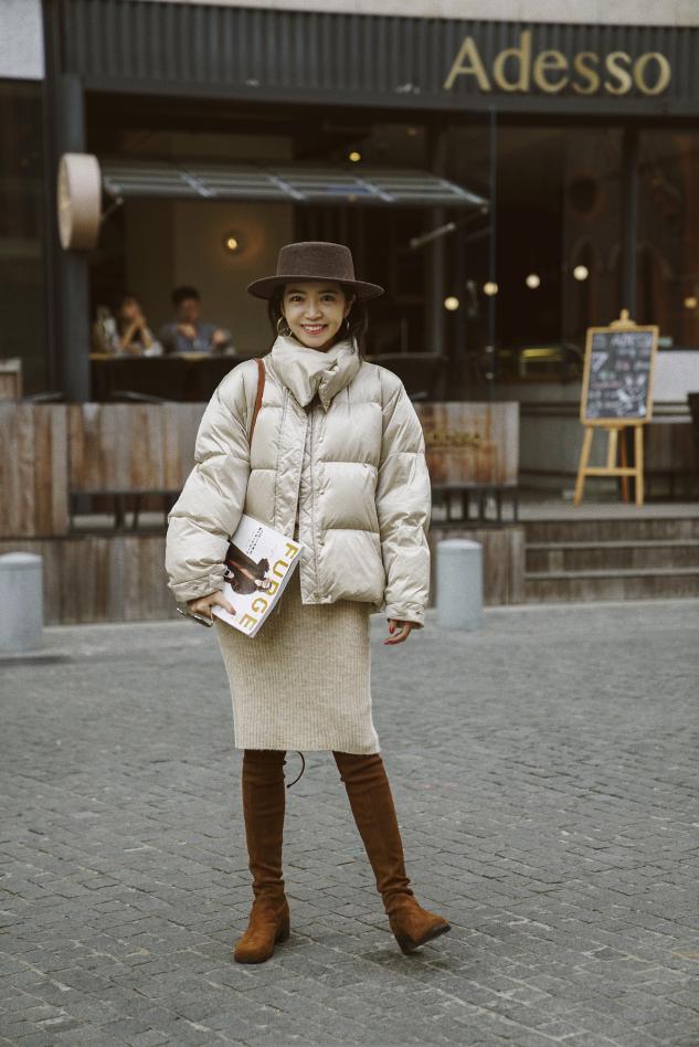 三木妈妈羽绒服最新穿搭,三木妈妈短款羽绒服