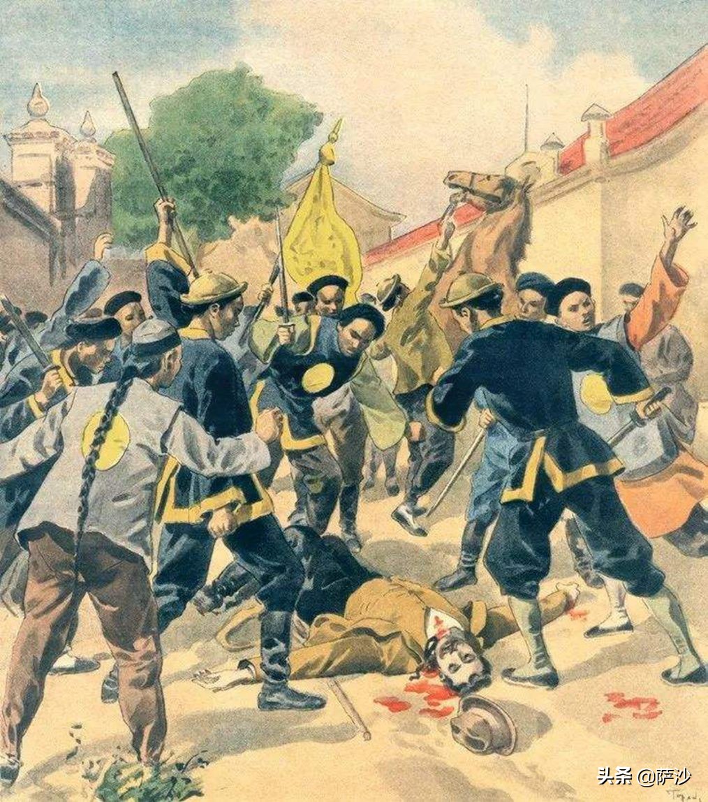 清朝义和团和八国联军打仗,1900年清朝八国联军