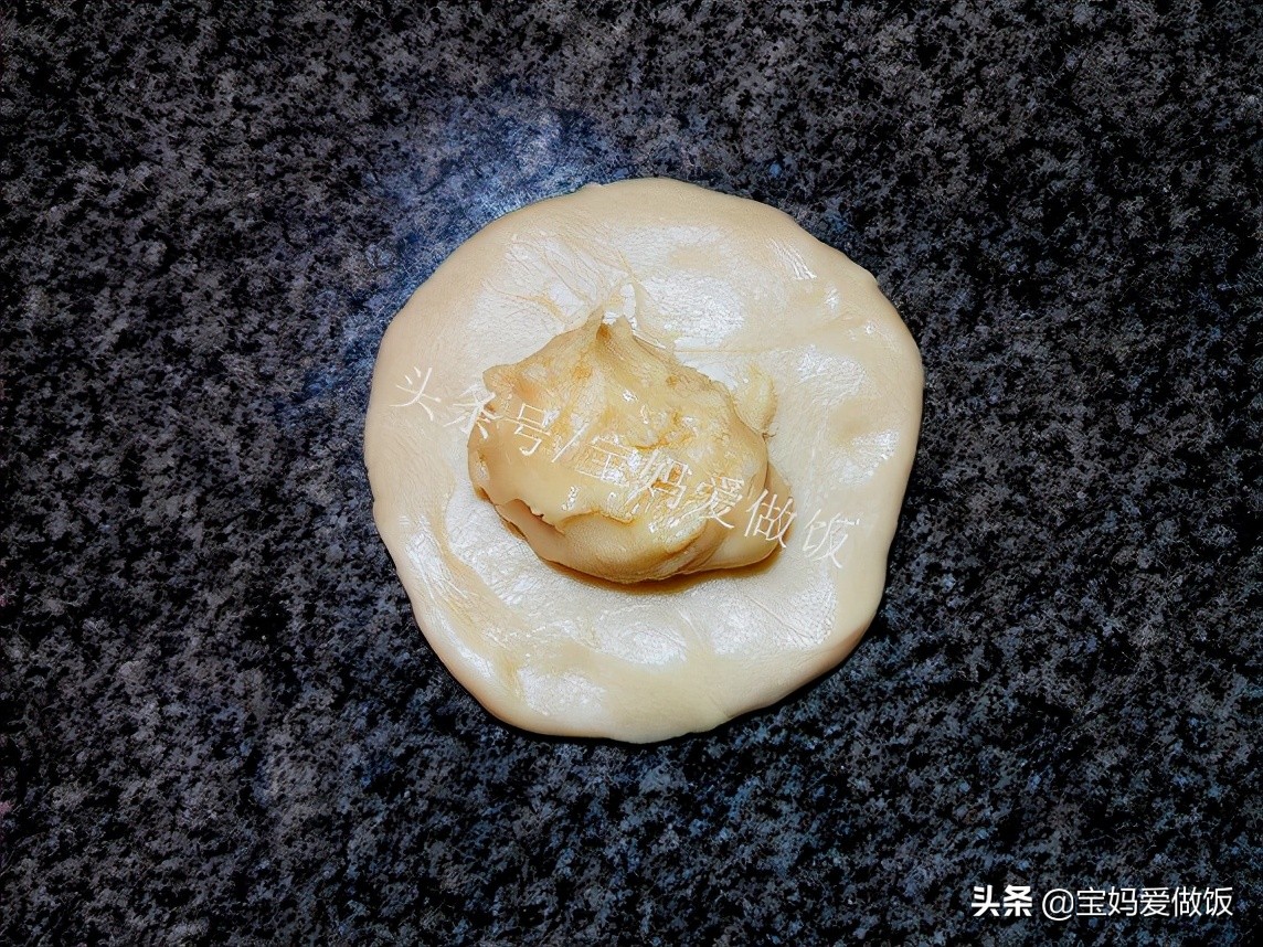 在家自制酥皮冰绿豆饼不用烤箱,酥皮绿豆饼有哪些好看做法图解