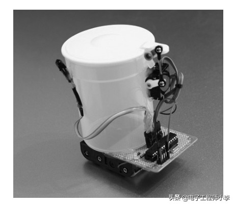 单片机智能感应垃圾桶设计,单片机收纳箱设计