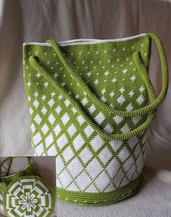 只需缝一条线的包包怎么做,钩包包虾片起头针法教程视频