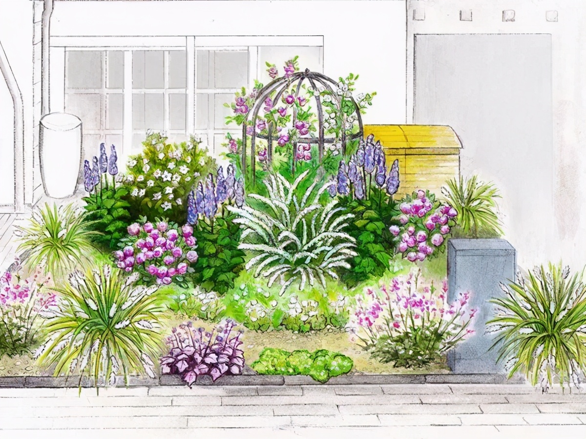 好看的小花园设计图片,好看的小花园图