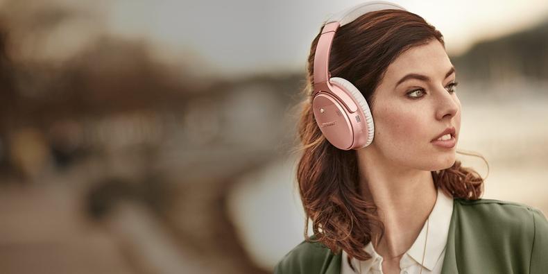 boseqc35派对,boseqc35戴着的样子