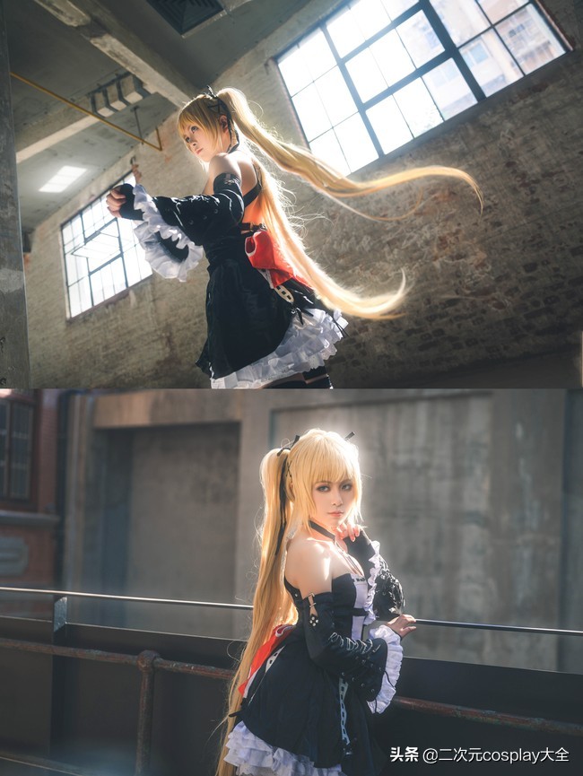 帅气可爱美少女，《生死格斗》玛丽萝丝，光影质感是动漫角色本人