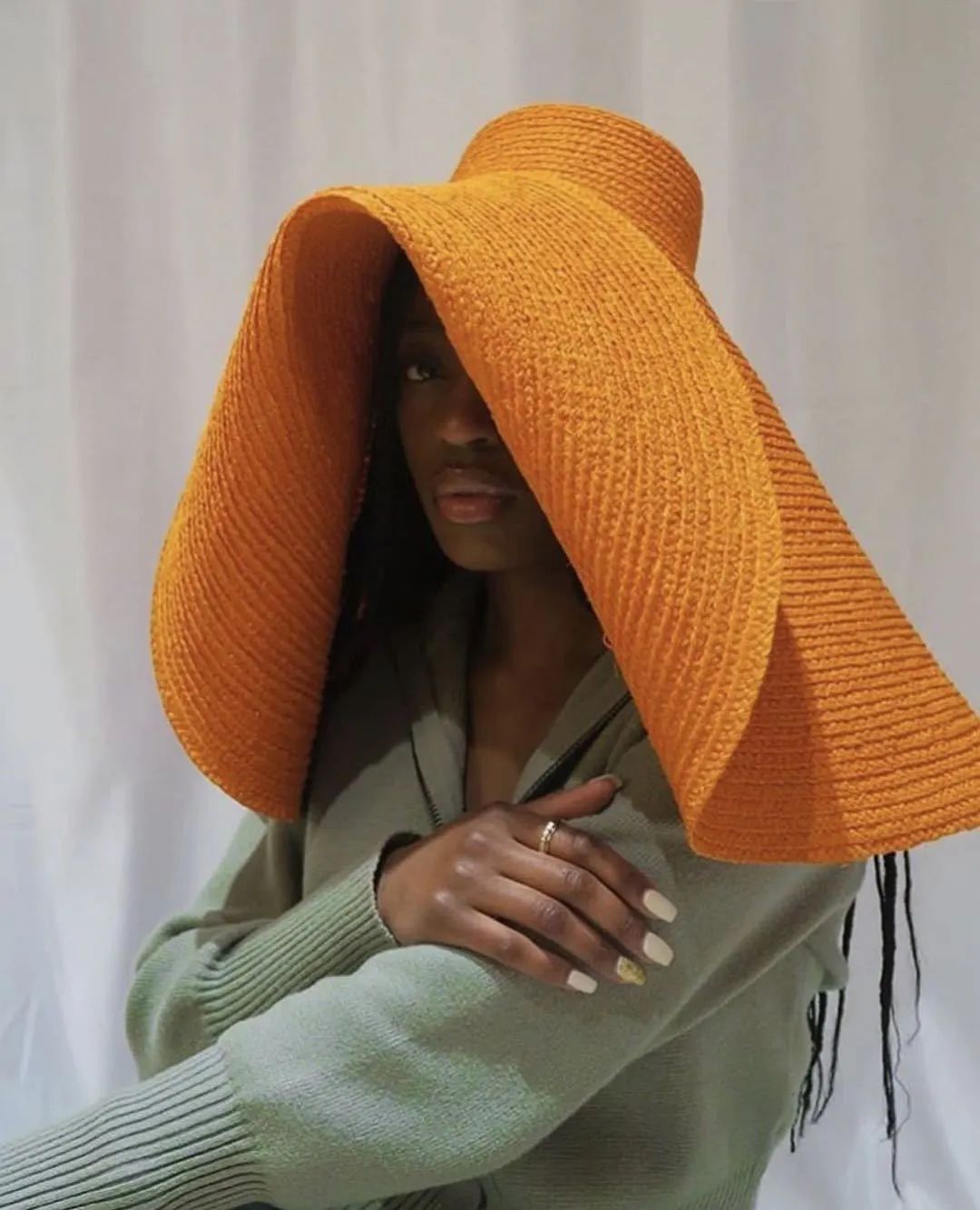 防晒遮脸遮阳帽子怎么用,夏日防晒遮脸帽可调节