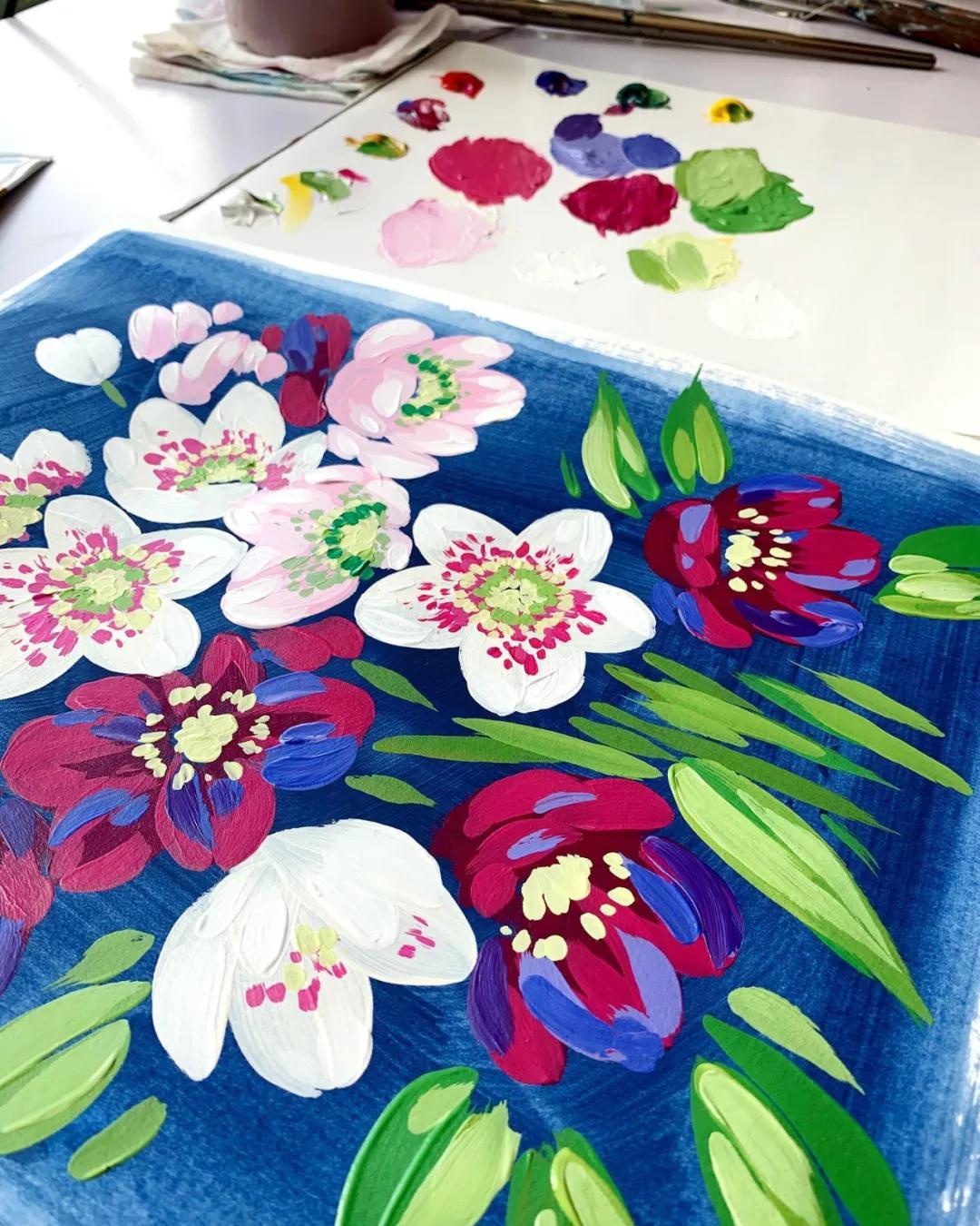 丙烯平涂的正确方法图解,丙烯大面积平涂墙面技巧