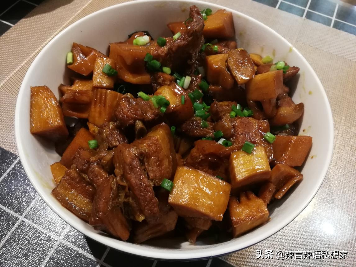 油焖笋烧肉这个味道绝了,毛鲜笋烧肉