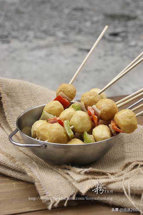 广州特色咖喱鱼蛋,街边小吃咖喱鱼蛋做法