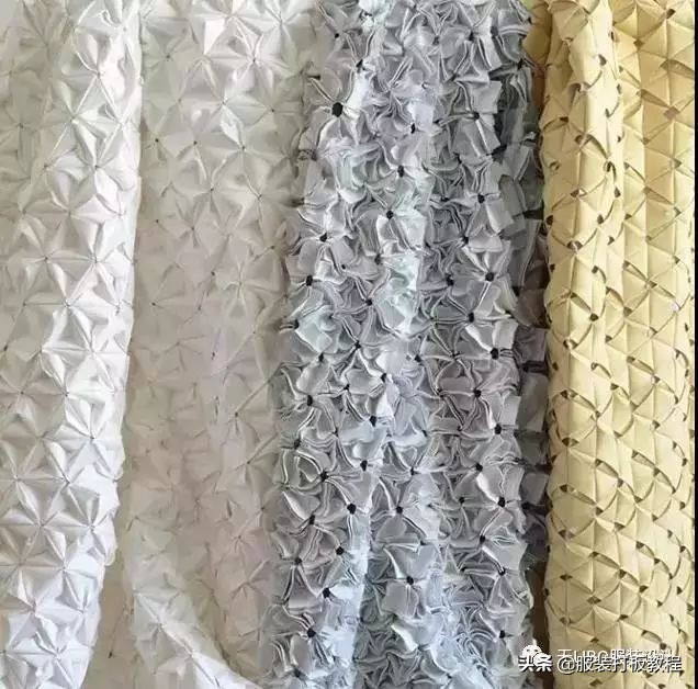 创意面料服装设计案例,服装面料肌理画图教程