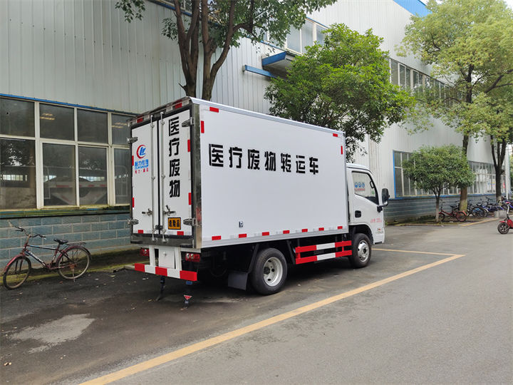 专业的医疗费转运车小型蓝牌医疗废物转运车