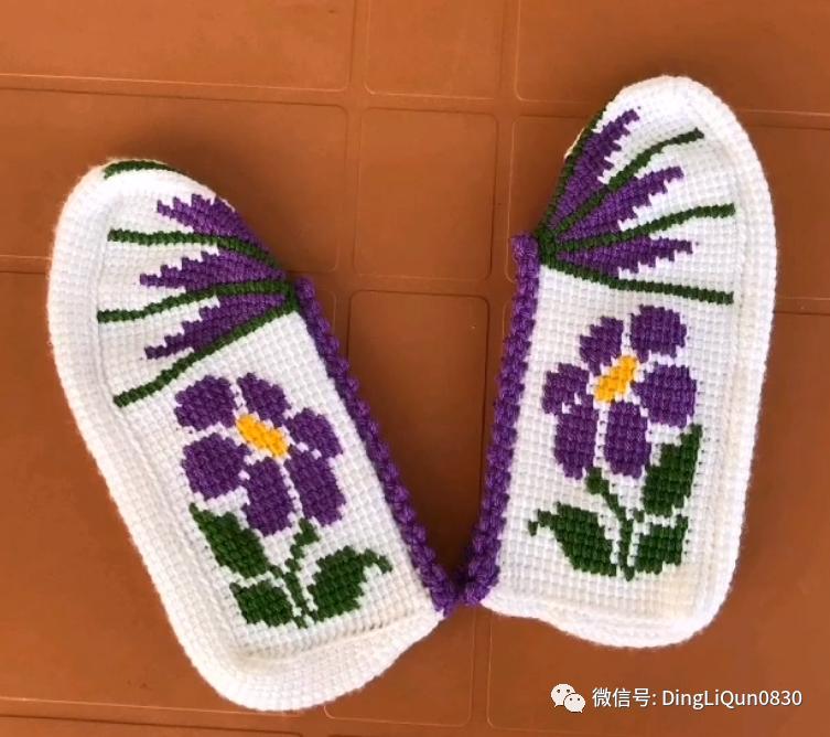 波西米亚风手工编织鞋子,针织作品50款