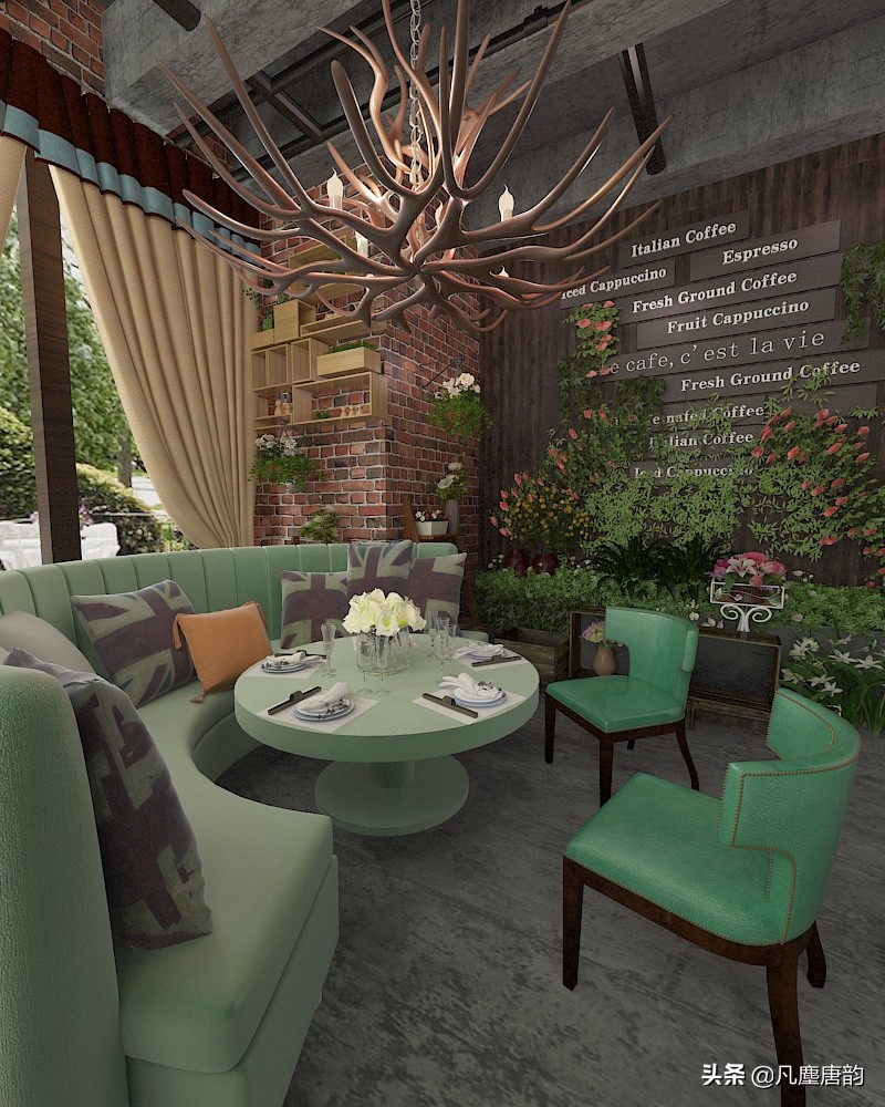 现代极简风格咖啡馆,工业风格咖啡厅设计之源