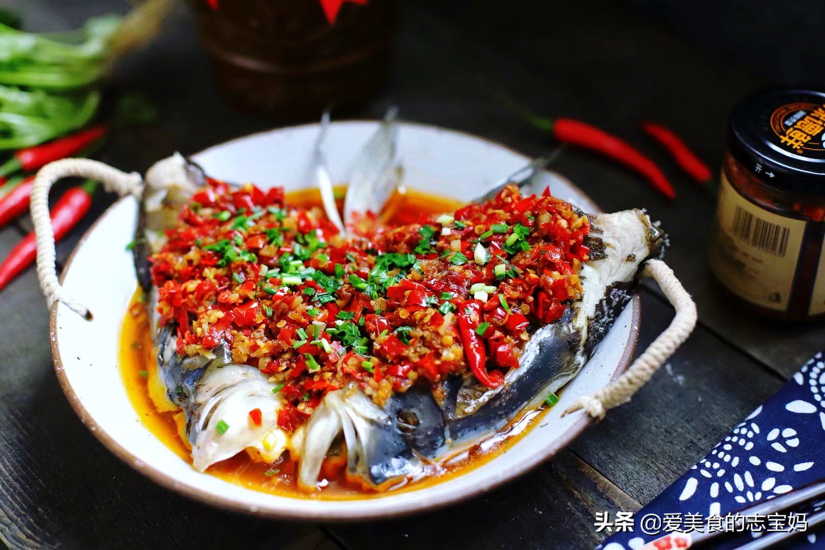 剁椒鱼头最正确做法才好吃,这才是剁椒鱼头的正确做法太香了