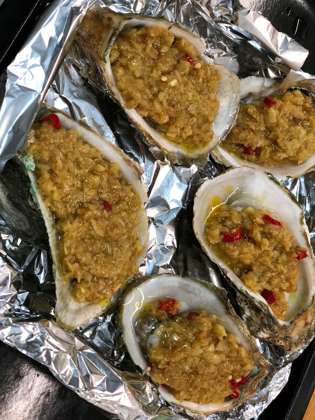 宵夜蒜蓉烤生蚝,夜宵加油站