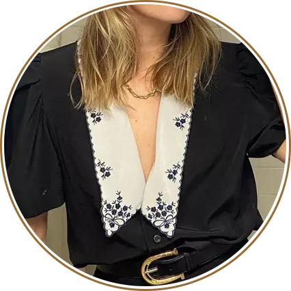 什么样的脸型适合什么样的领口,衬衫大领口好看还是小领口好看