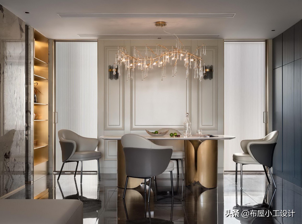布屋小工丨143㎡轻奢法式，致敬经典的现代优雅生活