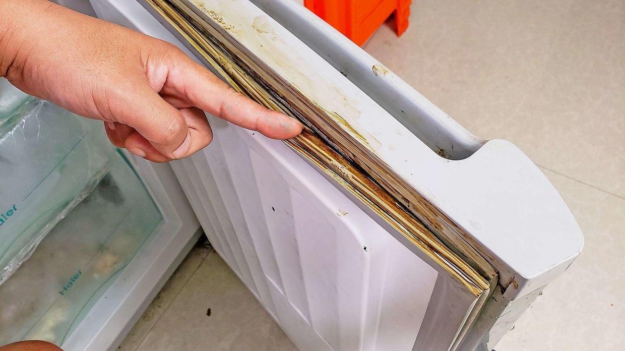 冰箱密封条发黑怎么清洗,冰箱密封条发霉清洗剂