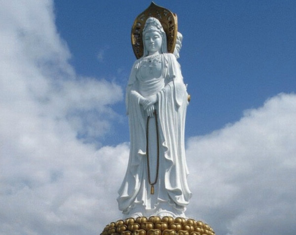 海南三亚南山108米海上观音,三亚海上观音镇海之宝