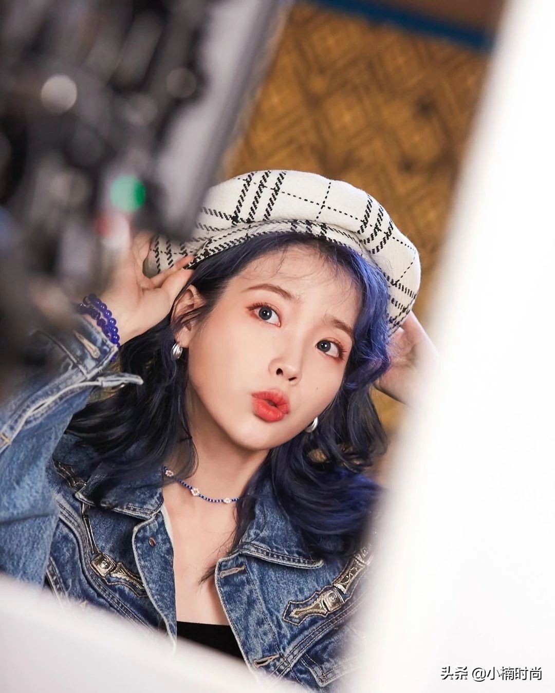 韩星戴的帽子,泫雅iu同款