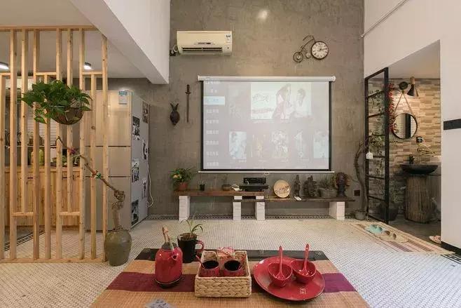 客厅窄选什么样的电视柜,法式极简电视背景高柜与矮柜组合