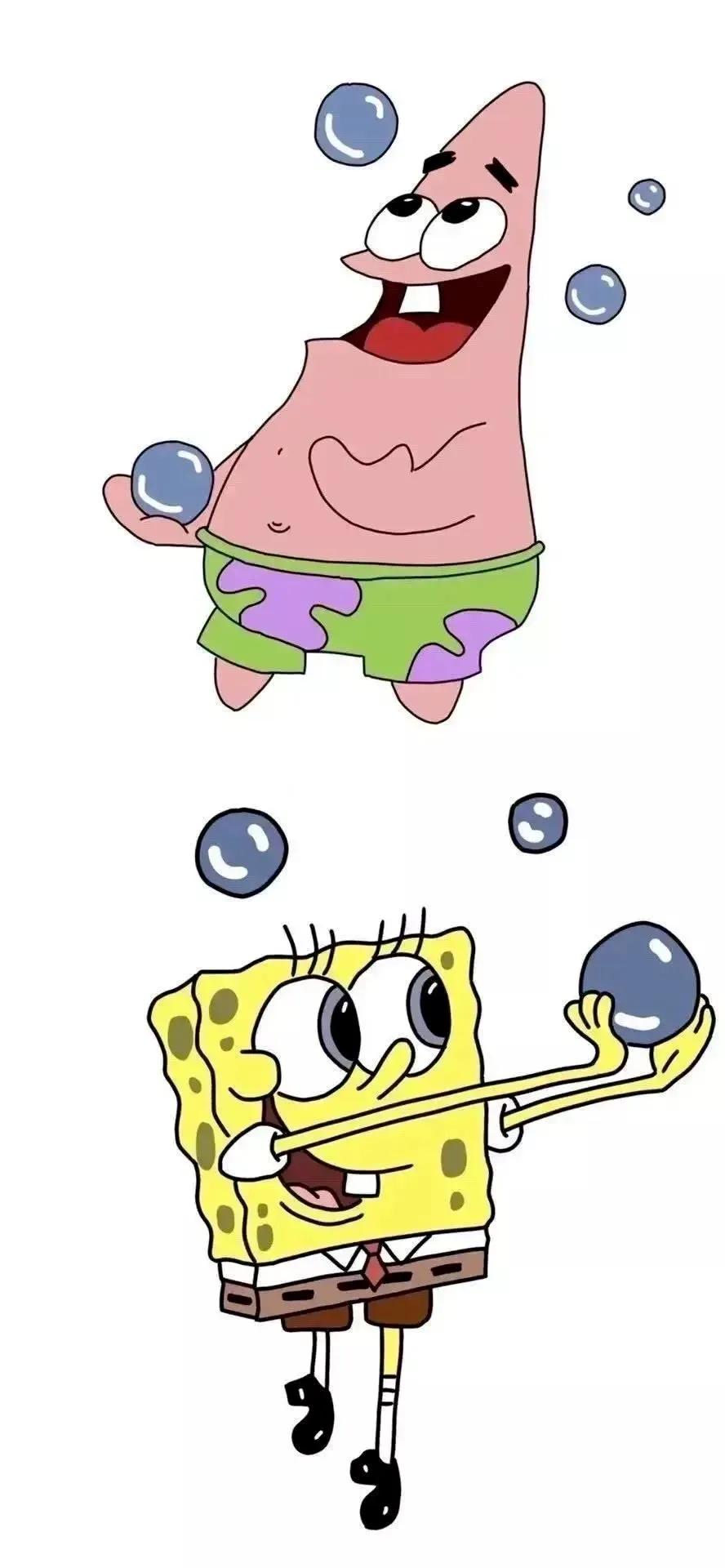 海绵宝宝壁纸全面屏全角色,关于海绵宝宝的壁纸高清