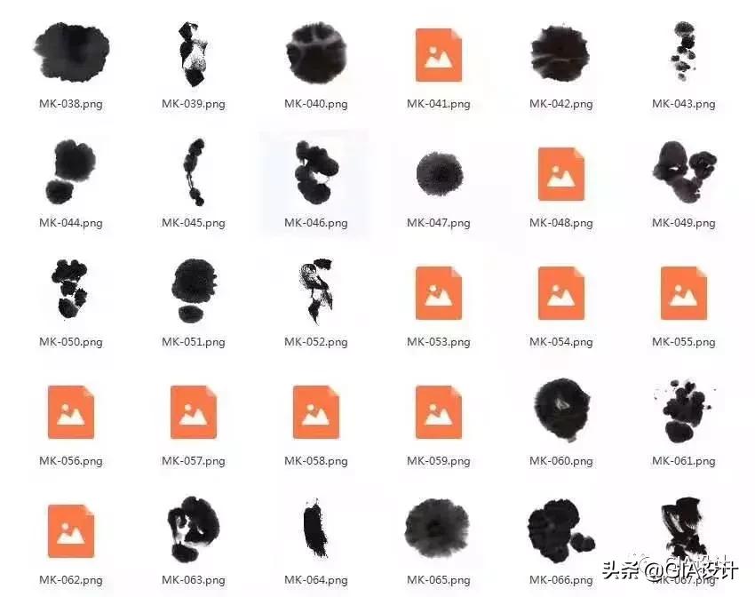 水墨风水海报手绘教程图片,水墨质感的中国风海报ps