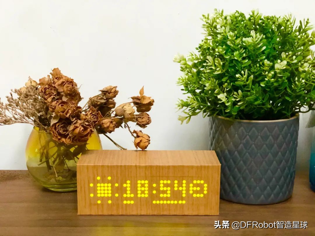 esp8266点阵时钟制作,esp8266全彩led时钟