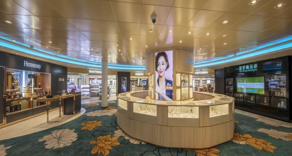 世界梦号邮轮全图,全球最大海上超级城堡