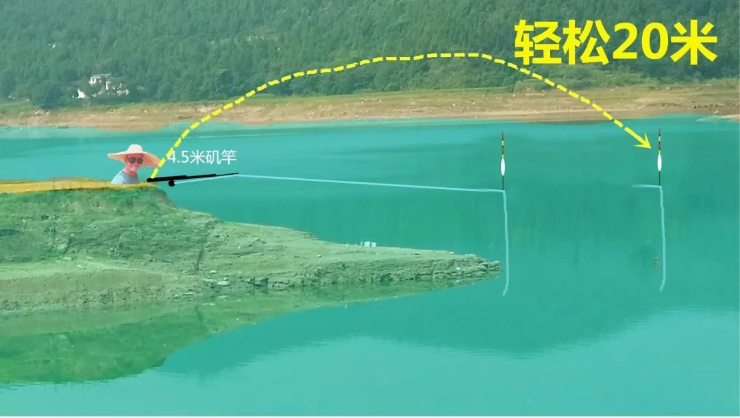 风线压不好，浮漂就乱跑，矶杆滑漂远投必学技巧