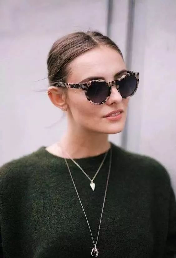 小仙女洋气毛衣有领,毛衣链轻奢小众高级感百搭