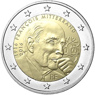 四分之一欧元中法纪念币,2欧元纪念币